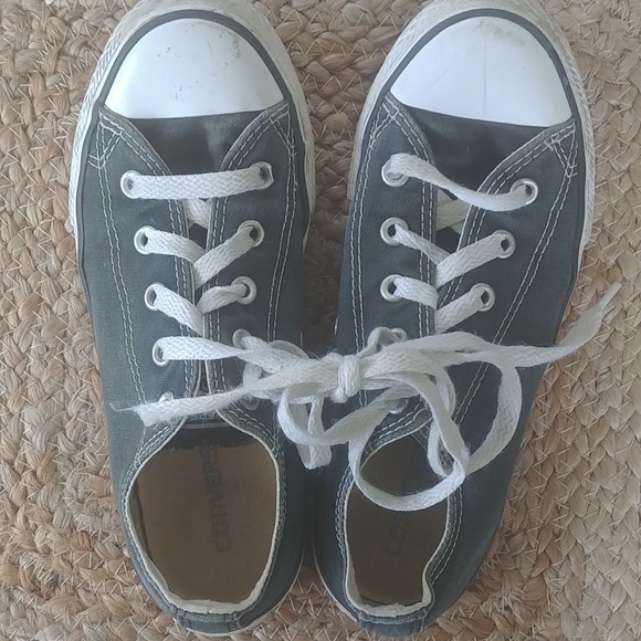 Converse Shoes Authentic Girls Converse Black And White Size Bent